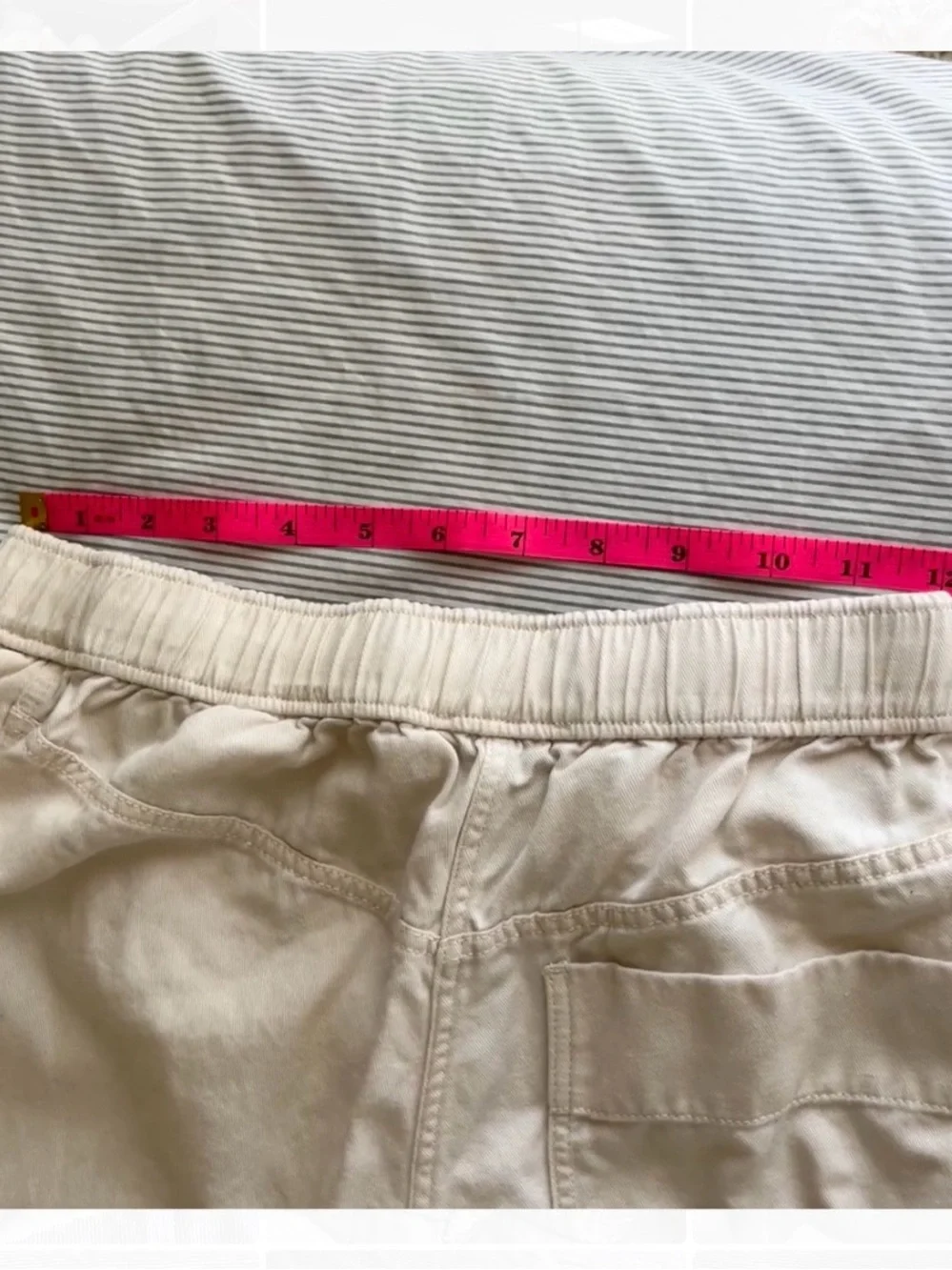COS Drawstring Waist Pants in Light Beige